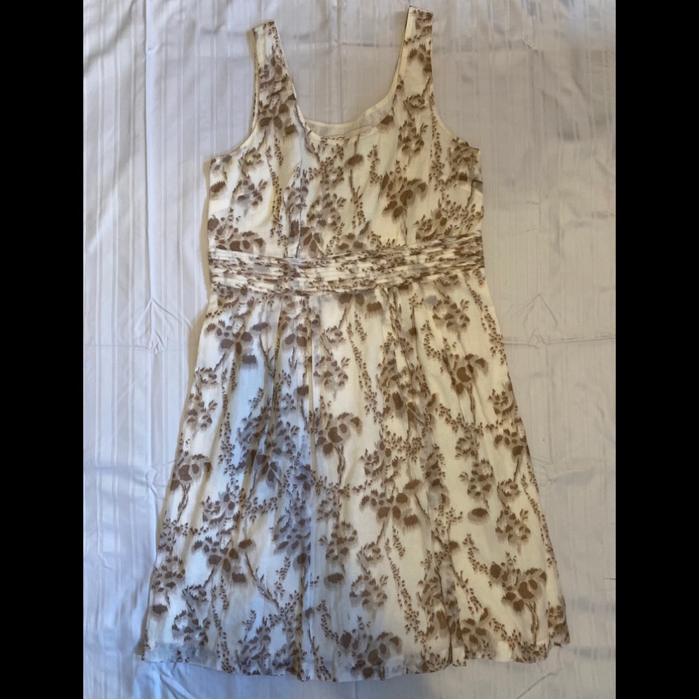 Lela Rose for LOFT Cream Dress